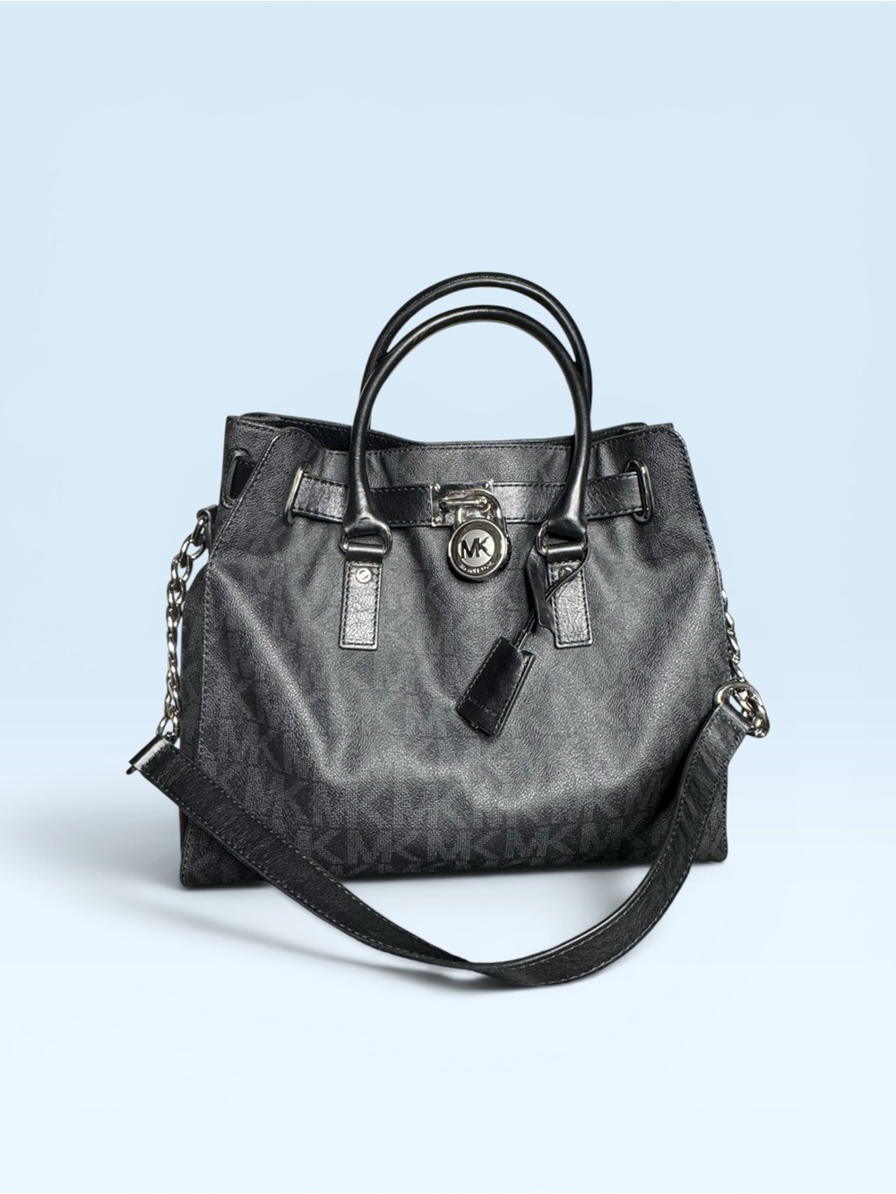 Michael Kors Hamilton Large Satchel Black